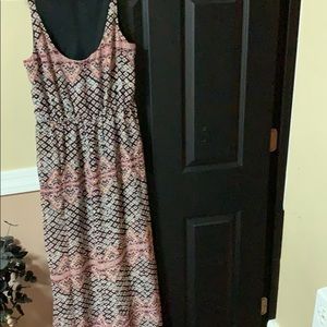 Maxi dress silk - rayon